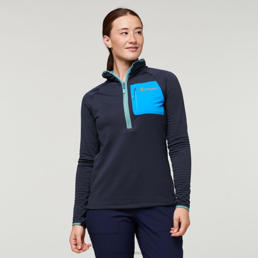 ropa grafito mujer T2L0H22 Cotopaxi suéter otero de polar con media cremallera