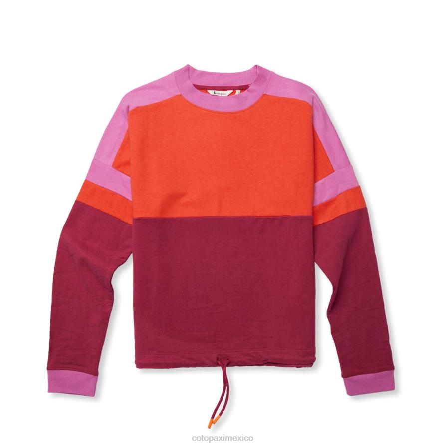 ropa cañón/frambuesa mujer T2L0H54 Cotopaxi sudadera bandera