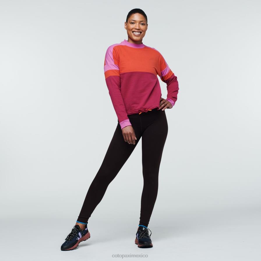ropa cañón/frambuesa mujer T2L0H54 Cotopaxi sudadera bandera