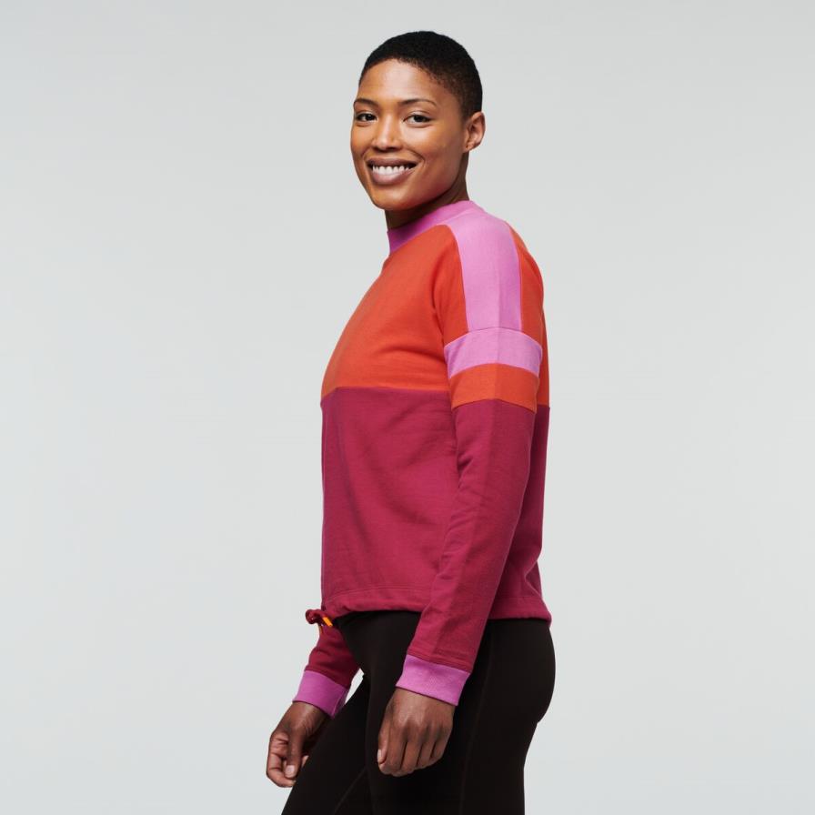 ropa cañón/frambuesa mujer T2L0H54 Cotopaxi sudadera bandera