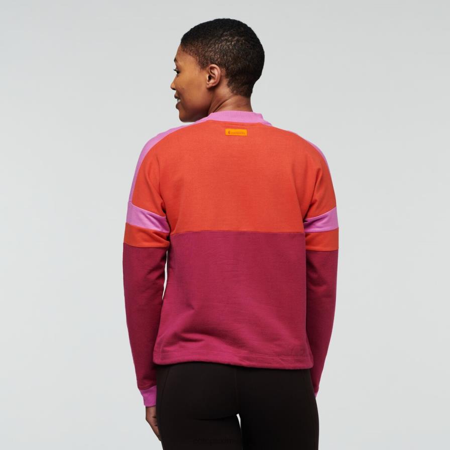 ropa cañón/frambuesa mujer T2L0H54 Cotopaxi sudadera bandera