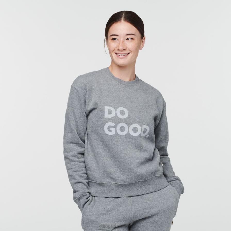 ropa cuero gris mujer T2L0H60 Cotopaxi sudadera con capucha do good crew