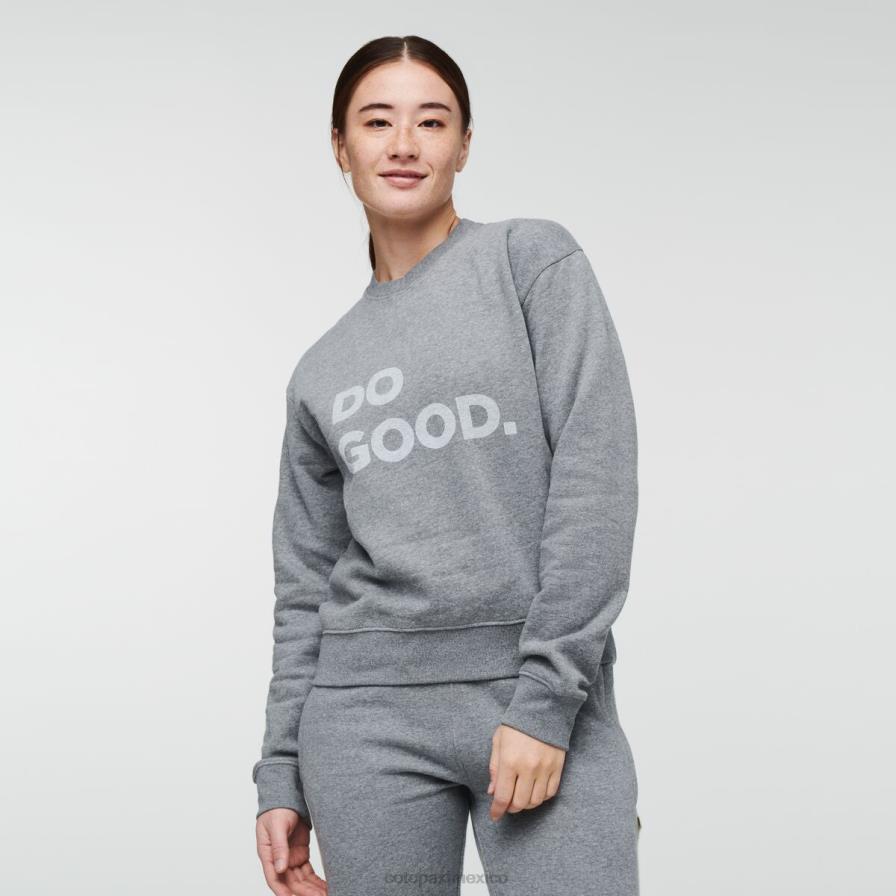 ropa cuero gris mujer T2L0H60 Cotopaxi sudadera con capucha do good crew